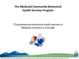 Behavioral Health Organizations (overview)