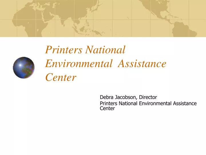 printers national environmental assistance center