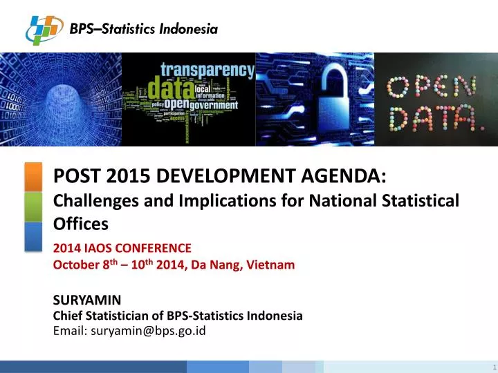 post 2015 development agenda challenges and implications for national statistical offices