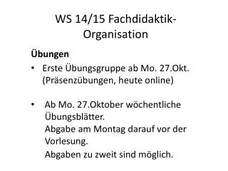 ws 14 15 fachdidaktik organisation