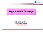 High Speed PCB Design - slide 1