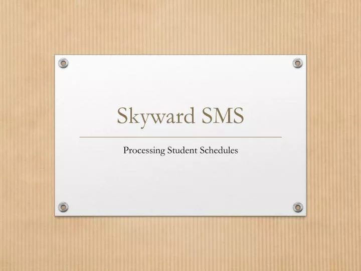 skyward sms