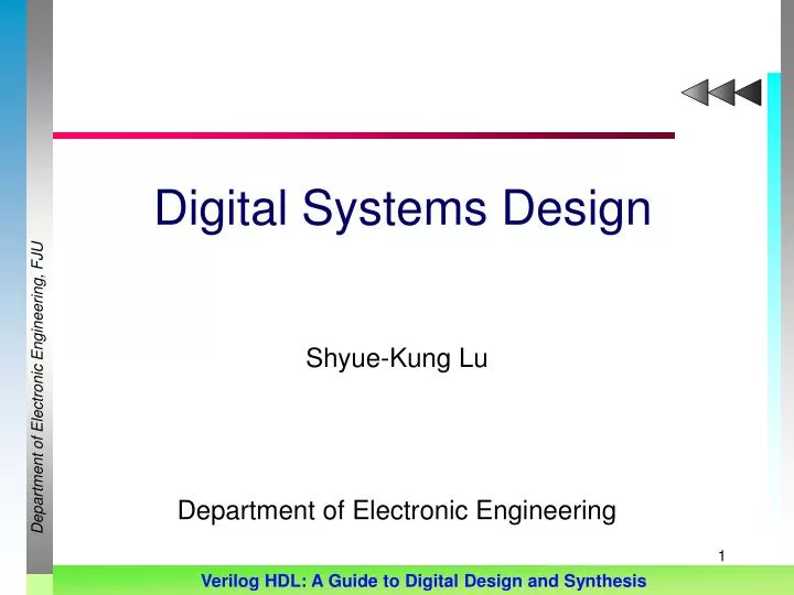 shyue kung lu department of electronic engineering