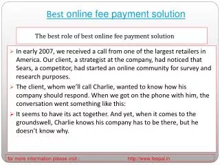 An Easy Guide to the Different Types of best online fee paym