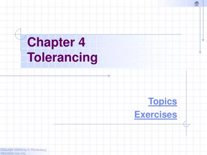 chapter 4 tolerancing