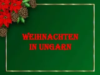 weihnachten in ungarn