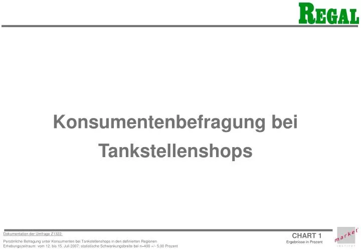 konsumentenbefragung bei tankstellenshops