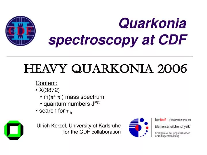 quarkonia spectroscopy at cdf