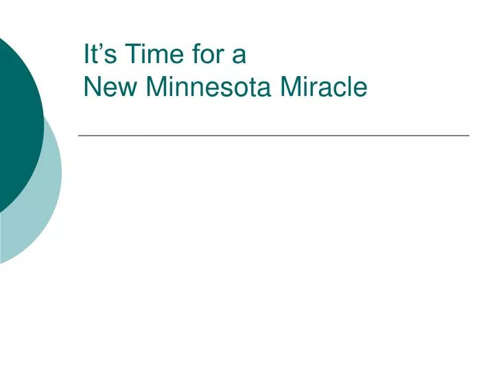 it s time for a new minnesota miracle