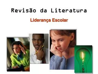 revis o da literatura