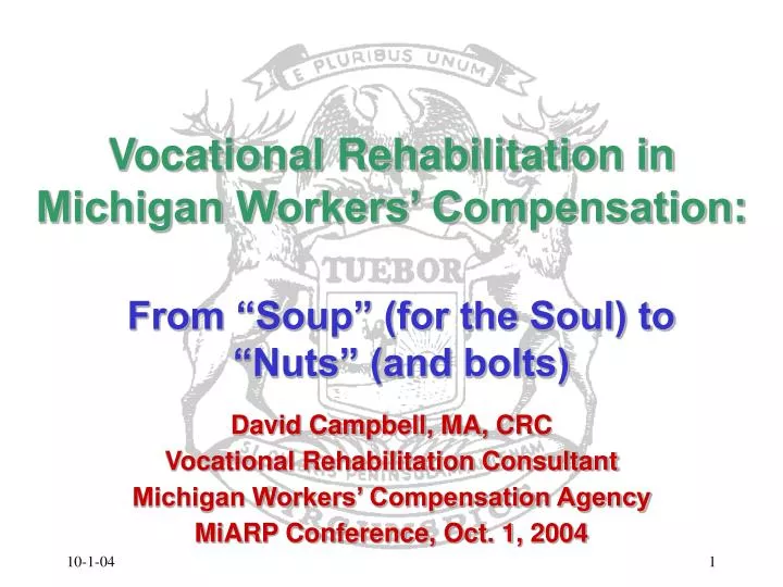 vocational rehabilitation in michigan workers compensation