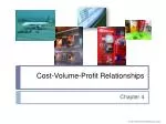 Cost-Volume-Profit Relationships - slide 1