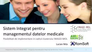 sistem integrat pentru managementul datelor medicale