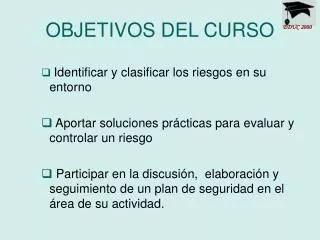objetivos del curso