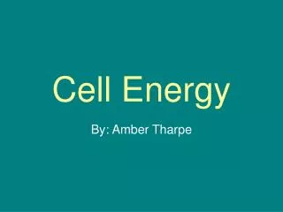 Cell Energy