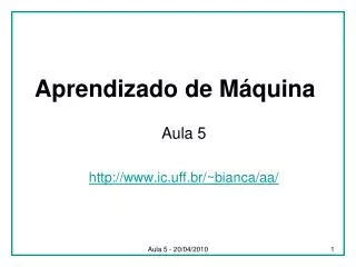 aprendizado de m quina