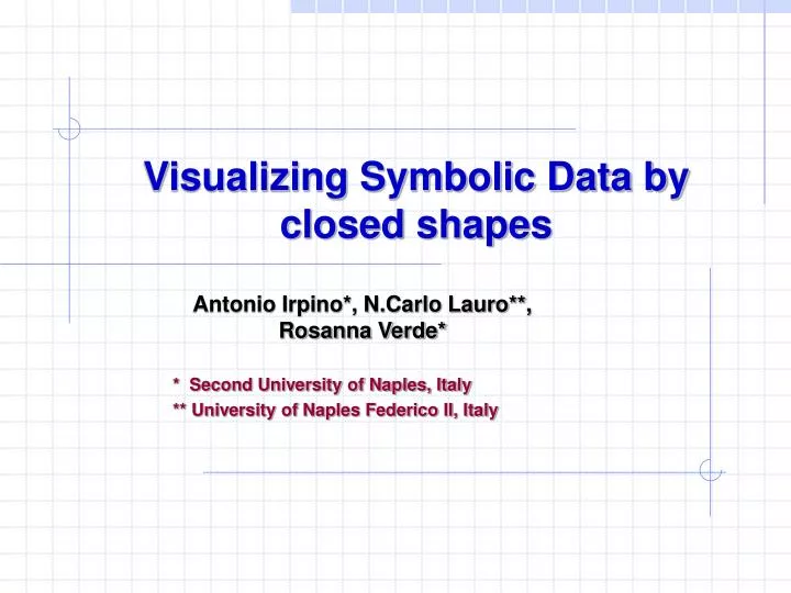 visualizing symbolic data by closed shapes