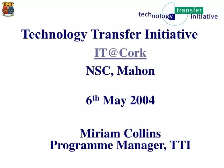 technology transfer initiative