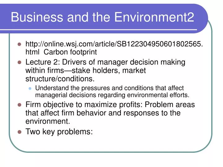business and the environment2