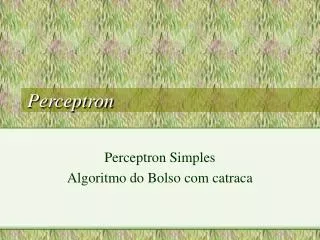 perceptron