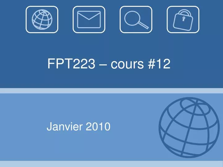 fpt223 cours 12