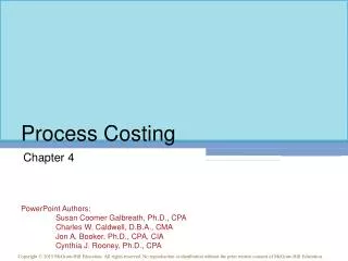 process costing