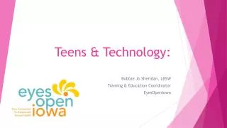 Teens &amp; Technology: