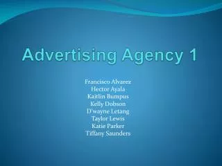 Advertising Agency 1