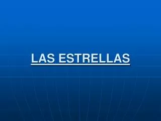 las estrellas