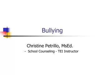 bullying