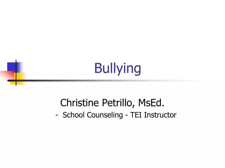 bullying