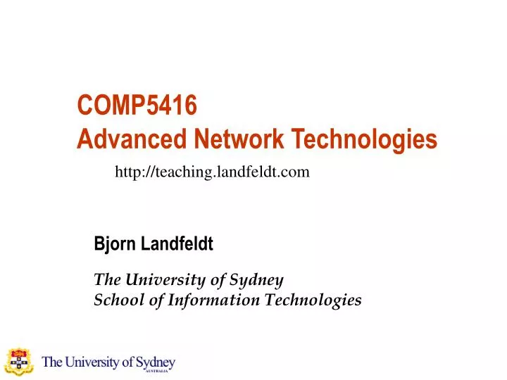 comp5416 advanced network technologies