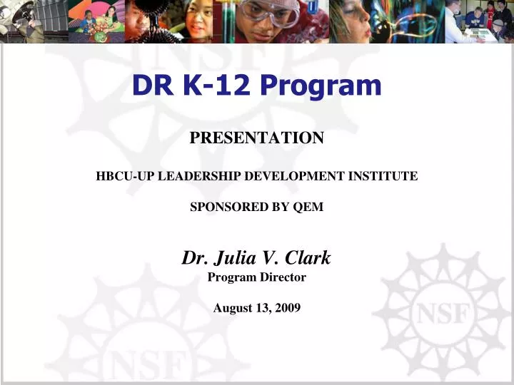 dr k 12 program