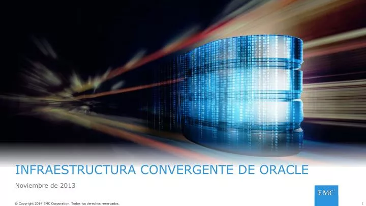 infraestructura convergente de oracle