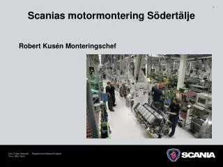 scanias motormontering s dert lje