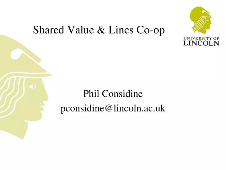 shared value lincs co op