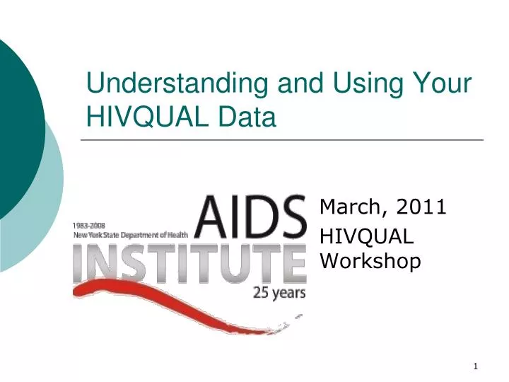 understanding and using your hivqual data