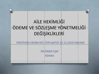 a le hek ml deme ve s zle me y netmel de kl kler