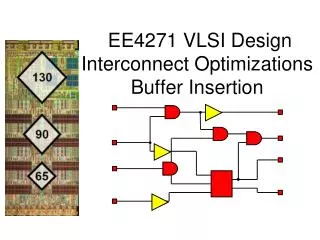 EE4271 VLSI Design Interconnect Optimizations Buffer Insertion