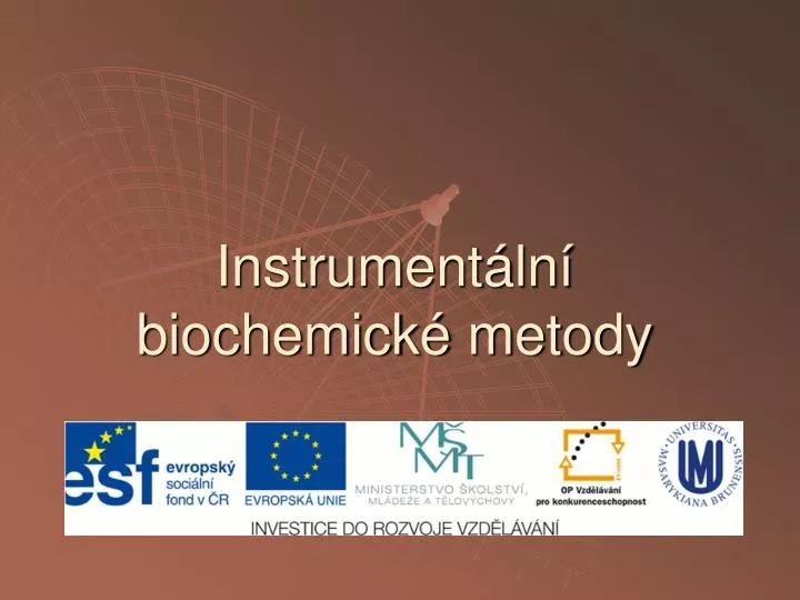 instrument ln biochemick metody