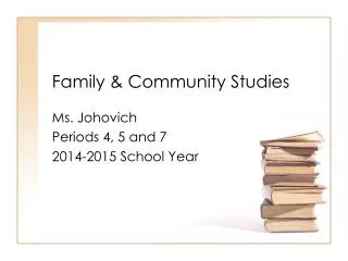 Family &amp; Community Studies