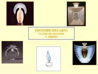 histoire des arts classe de seconde c bri re