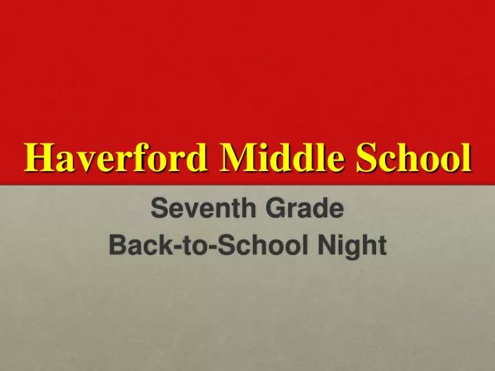 haverford middle school