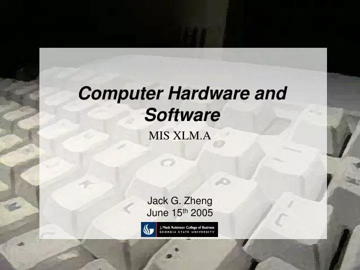 computer hardware and software