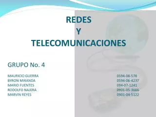 redes y telecomunicaciones