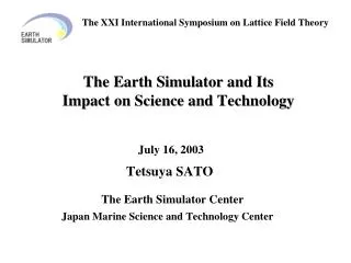 Earth Simulator Building