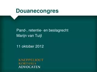 douanecongres