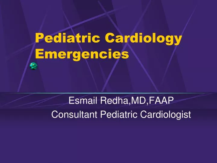 pediatric cardiology emergencies