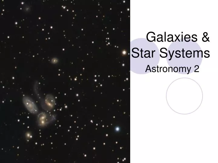 galaxies star systems