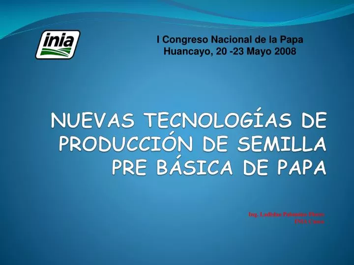 nuevas tecnolog as de producci n de semilla pre b sica de papa